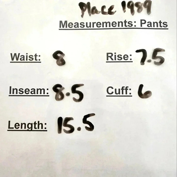 Place 1989 Infant Blue Jean's Size 12 Mos - Picture 10 of 10